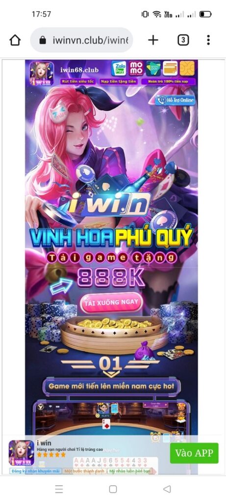 cổng game iwin club giới thiệu game iwin68
